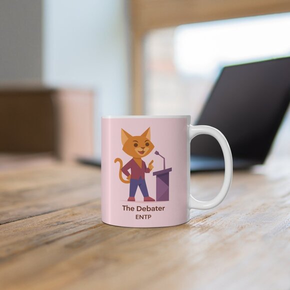 MBTI ENTP Cat Mugs - Picture 1 of 6
